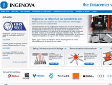 Tablet Screenshot of ingenova.com