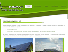 Tablet Screenshot of ingenova.tv